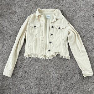 Hidden Jeans Rebel Jacket Cream Like New Size XSmall